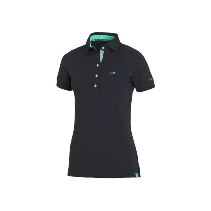 Schockemohle Maira Style Ladies Polo Shirt - Ocean
